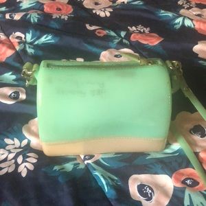 Teal Jelly Purse